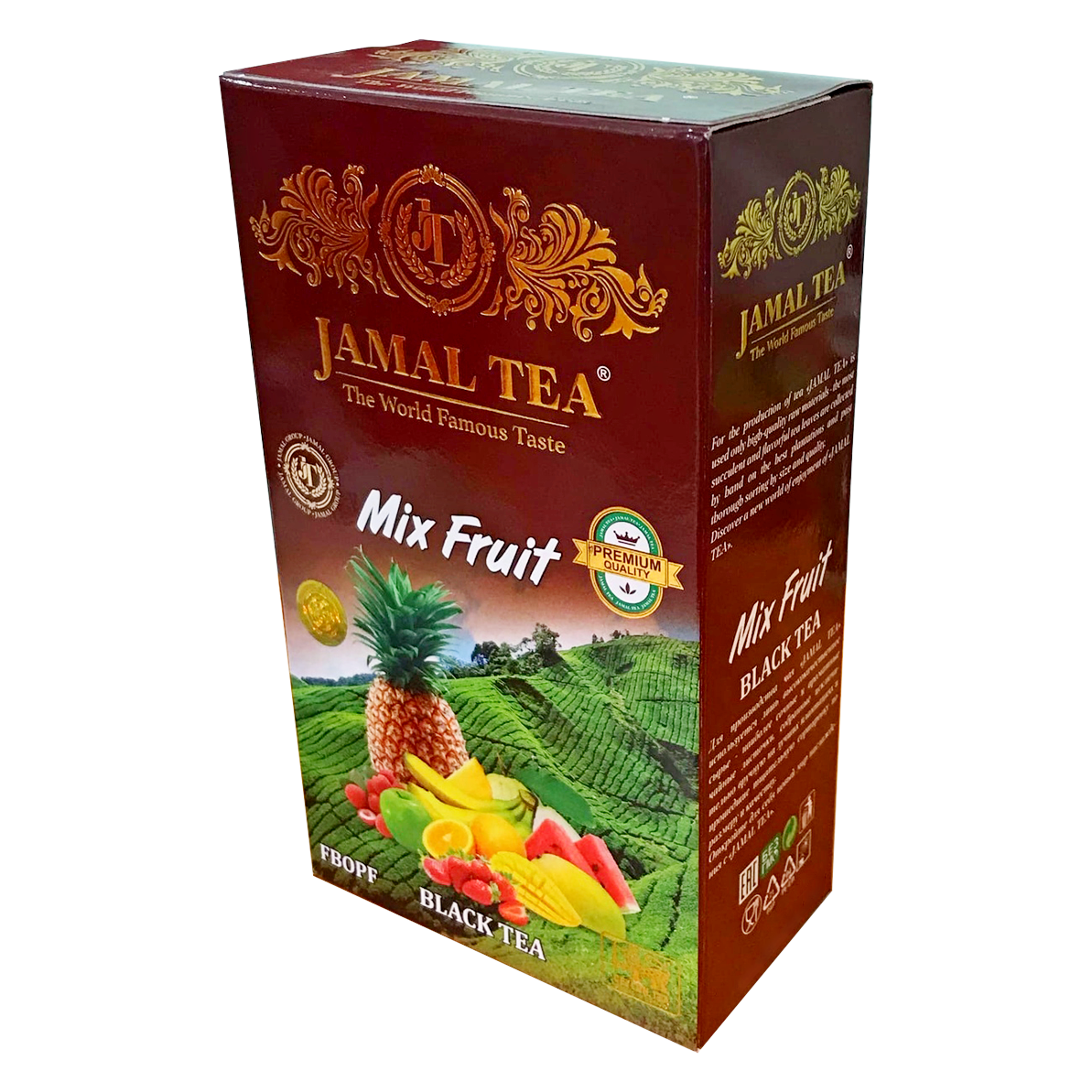 Чай черный цейлонский Jamal F.B.O.P.F. с кусочками фруктов MIx Fruit